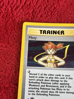 Misty 018/132 Gym Heroes Holo First Edition Pokemon Card Lp++ - Image 2