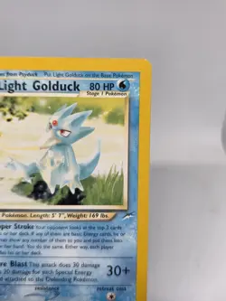 Pokemon TCG Light Golduck 47/105 Neo Destiny Regular Uncommon WOTC Vintage TCG - Image 3
