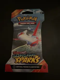 VERY HEAVY - 31.60g - Pokemon Surging Sparks Sleeved Booster Pack - SEALED! - Image 2