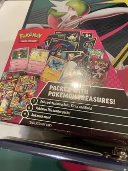 Pokemon 2025 Fall Mega Collector Chest Tin Box - 6 Packs & 3 Foil Cards Lot Of 2 - Image 2