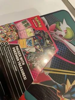 Pokemon 2025 Fall Mega Collector Chest Tin Box - 6 Packs & 3 Foil Cards Lot Of 2 - Image 4