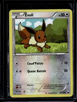 Eevee 84/108 2012 Dark Explorers Reverse Holo FRENCH (MP) / Pokemon TCG - Image 1