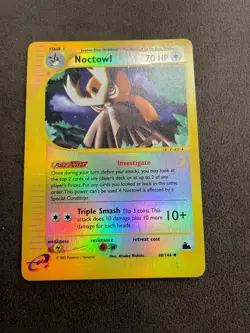 Noctowl Skyridge Reverse Holo 40/144 eReader Pokemon TCG NM - Image 1