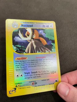 Noctowl Skyridge Reverse Holo 40/144 eReader Pokemon TCG NM - Image 3