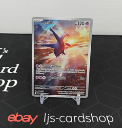Latios Surging Sparks 203/191 Illustration Rare Full Art NM Pokemon Card T1 - Image 1