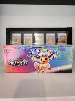 Pokemon Scarlet & Violet Prismatic Evolutions Booster Bundle Display - SEALED - Image 3
