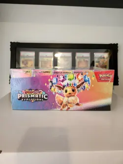 Pokemon Scarlet & Violet Prismatic Evolutions Booster Bundle Display - SEALED - Image 4