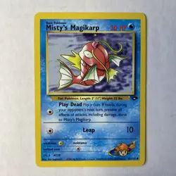 Pokemon TCG Gym Challenge Set Unlimited Misty's Magikarp 88/132 Non Holo 2000 LP - Image 1