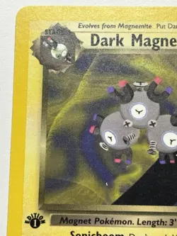 Pokemon TCG Dark Magneton 28/82 Team Rocket 1st Edition Non-Holo Rare - Image 3