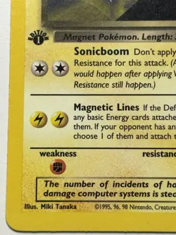 Pokemon TCG Dark Magneton 28/82 Team Rocket 1st Edition Non-Holo Rare - Image 4
