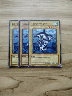 Yu-Gi-Oh! - Great White 3X - Full Playset - Image 1