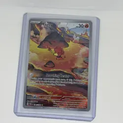 Pokemon Magby 186/182 Sv04: Paradox Rift Holo Illustration Rare Near Mint - Image 1