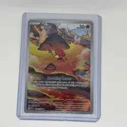 Pokemon Magby 186/182 Sv04: Paradox Rift Holo Illustration Rare Near Mint - Image 1
