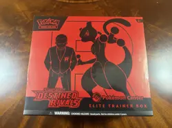 Pokemon TCG Destined Rivals Pokemon Center Exclusive ETB Brand New Sealed - Image 1