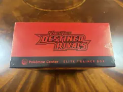 Pokemon TCG Destined Rivals Pokemon Center Exclusive ETB Brand New Sealed - Image 2