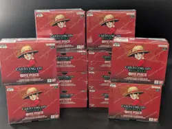 Lot (12) One Piece OP-13 Carrying On His Will Booster Boxes Sealed English - Image 1