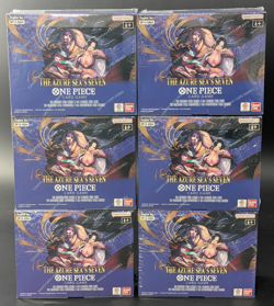 Lot (6) One Piece OP14-EB04 The Azure Sea's Seven Booster Boxes Sealed English - Image 1