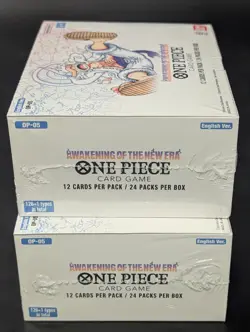 Lot (2) One Piece OP-05 Awakening of the New Era Booster Boxes Sealed English - Image 4