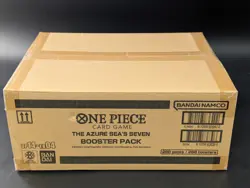 One Piece OP14-EB04 The Azure Sea's Seaven English 12 Booster Box Case Sealed - Image 1