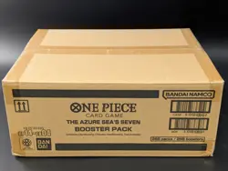 One Piece OP14-EB04 The Azure Sea's Seaven English 12 Booster Box Case Sealed - Image 3