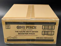 One Piece OP14-EB04 The Azure Sea's Seaven English 12 Booster Box Case Sealed - Image 4