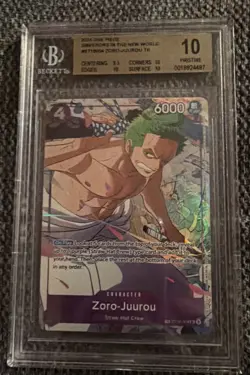 One Piece OP09 Emperors in the new world Zoro-Juurou BGS 10 English TR - Image 1
