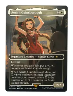 Aerith Gainsborough MTG Final Fantasy Regional Championship FF RC Promo Non-Foil - Image 1