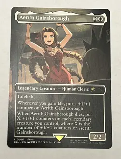 Aerith Gainsborough MTG Final Fantasy Regional Championship FF RC Promo Non-Foil - Image 1