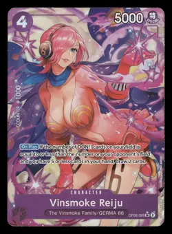 One Piece TCG OP06-069 Vinsmoke Reiju Alternate Art Wings of the Captain - Image 1