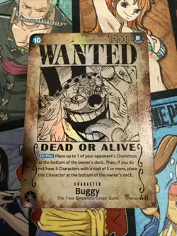 Buggy (Wanted Poster) OP09-051 Emperors in the New World Foil - Image 1