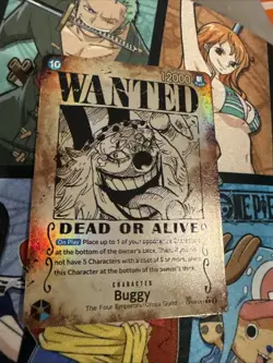 Buggy (Wanted Poster) OP09-051 Emperors in the New World Foil - Image 3