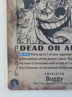 One Piece TCG - Buggy (Wanted Poster) SP OP09-051 Emperors in the New World - Image 3