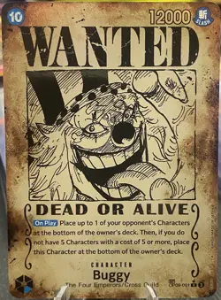 One Piece TCG - Buggy (Wanted Poster) SP OP09-051 Emperors in the New World - Image 1