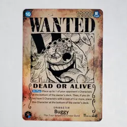 One Piece TCG Buggy Wanted Poster OP09-051 Emperors in the New World NM - Image 2