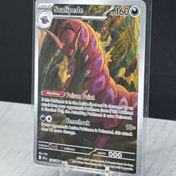 Scolipede 134/086 Pokemon TCG Black Bolt Illustration Rare Beautiful Card SV11B - Image 5