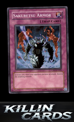 Sakuretsu Armor CP01-EN004 YuGiOh Super Rare Champion Pack 1 Card NM - Image 1