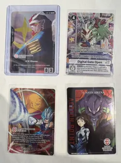 Bandai Fest 25-26 Promo Card Lot4(Gundam, Digimon, Dragon BallZ, Union Arena)NM - Image 1