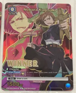 Nobara Kugisaki Winner Foil Sealed - UEPR /JJK-1-043 NM - Union Arena (5x) Cards - Image 4