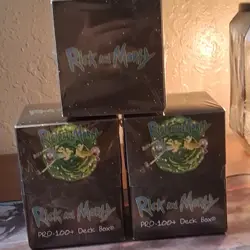 Ultra PRO Rick and Morty Deck Box 100+ Standard Cards Black Green - Image 2