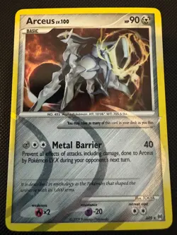Pokemon TCG: Rare Arceus Lv100 Holo Card (Pokemon Arceus - AR9) NM+ - Image 2