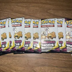 Pokemon Sampling Pack (3 Cards)- Unified Minds - Fun Pack - RARE Pokemon Sample - Image 1