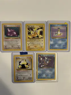 Super Cool Vintage Pokemon Card Lot! Great Binder Copies! - Image 1