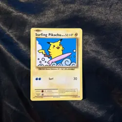 Pokemon Pikachu TCG Surfing Evolutions Card 111/108 (LP)Regular Secret Rare - Image 1