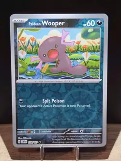 Wooper 126/197 & Pawniard 148/197 Obsidian Flames Reverse Holo Pokemon Cards - Image 3