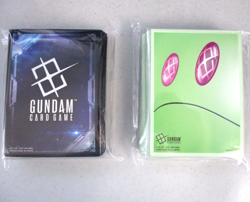 EX Haro & Space Black EVX03 Gundam Card Game Official Sleeves Bandai Fest New - Image 1