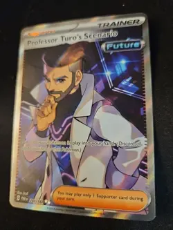 Professor Turo's Scenario 240/182 Holo Ultra Rare Paradox Rift Pokemon Card NM - Image 2