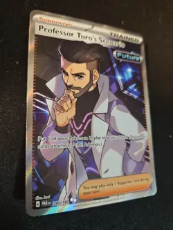 Professor Turo's Scenario 240/182 Holo Ultra Rare Paradox Rift Pokemon Card NM - Image 3