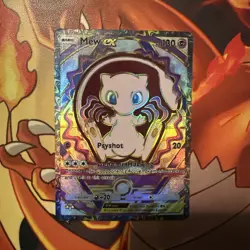 Pokemon POCKET Mew EX Ultra Doujin Holo Kawaii Full Art Card IR AR SIR ALT - Image 1