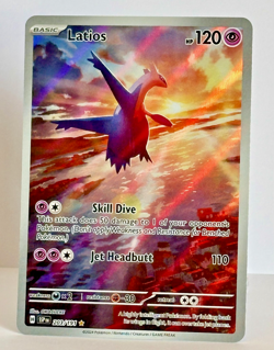Pokemon TCG Latios Holo Card 203/191 SV08 Surging Sparks Illustration Rare ENG - Image 1