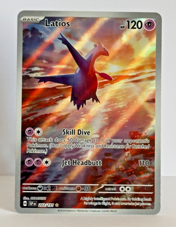 Pokemon TCG Latios Holo Card 203/191 SV08 Surging Sparks Illustration Rare ENG - Image 4
